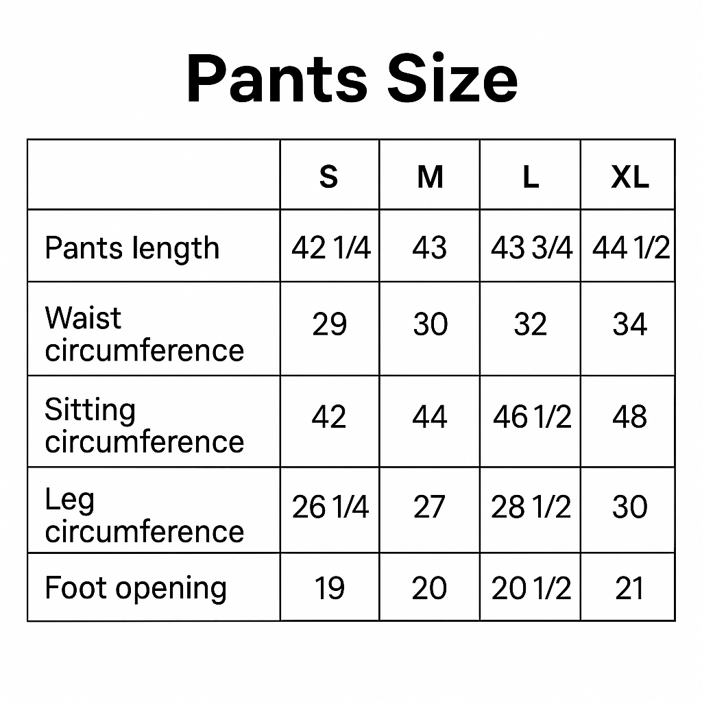 "DAWN" NOCTURNE WINDBREAKER PANTS